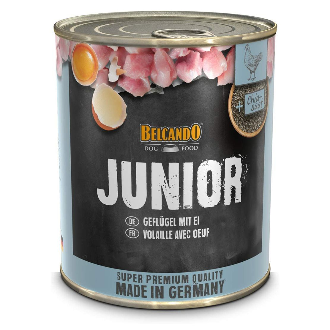 BELCANDO Junior - Baromfihús tojással - konzerv 800 g
