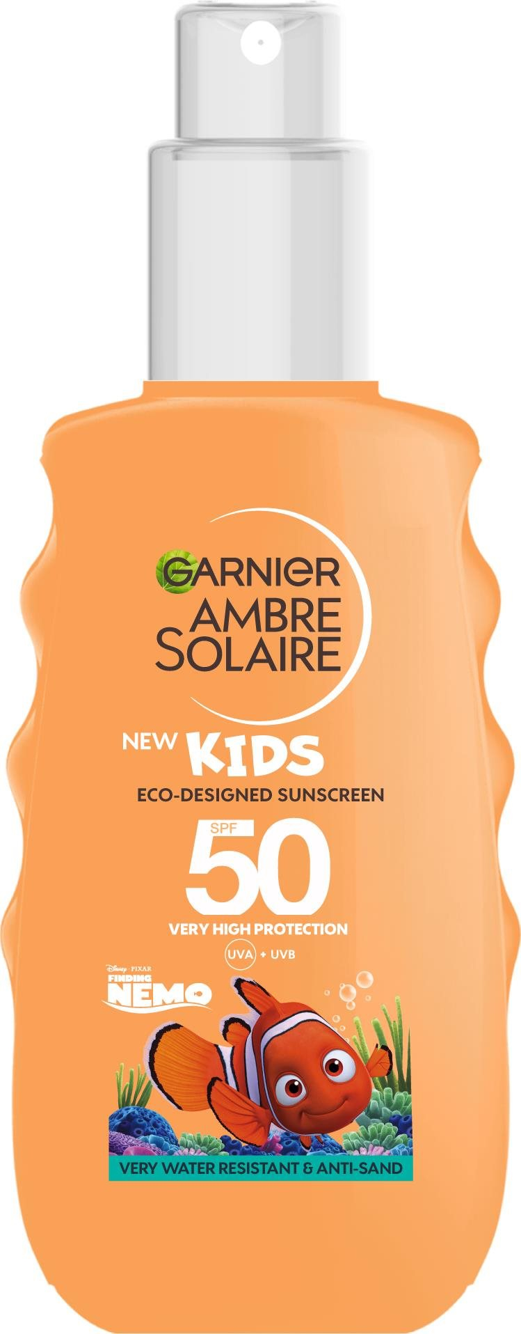 Napozó spray GARNIER Ambre Solaire Nemo Napozó spray gyerekeknek SPF50+ 150 ml