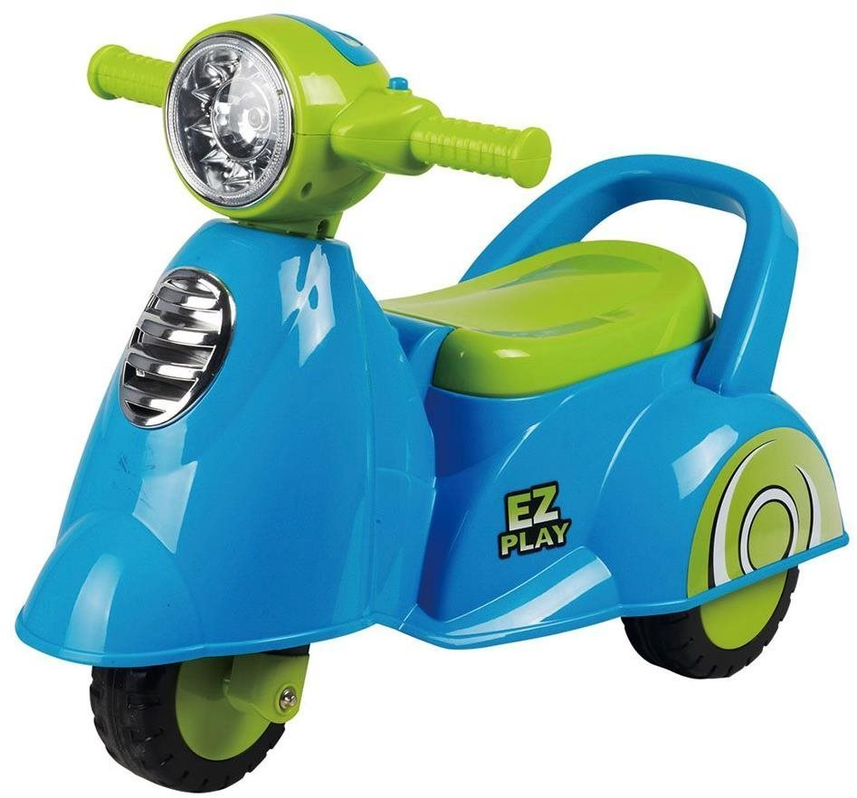 Futóbicikli BABY MIX Gyermek futóbicikli - scooter motorkerékpár hanggal, kék