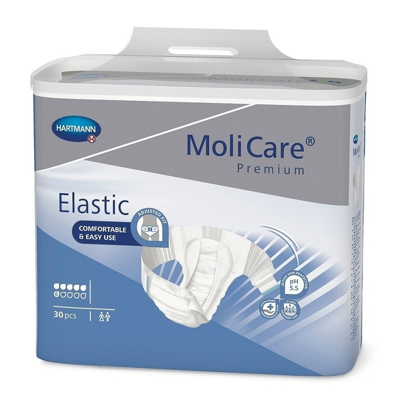 MoliCare Premium Elastic M 6 pic - Scutec incontinenta - 30 buc