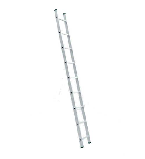 One-piece aluminum ladder 1 x 11