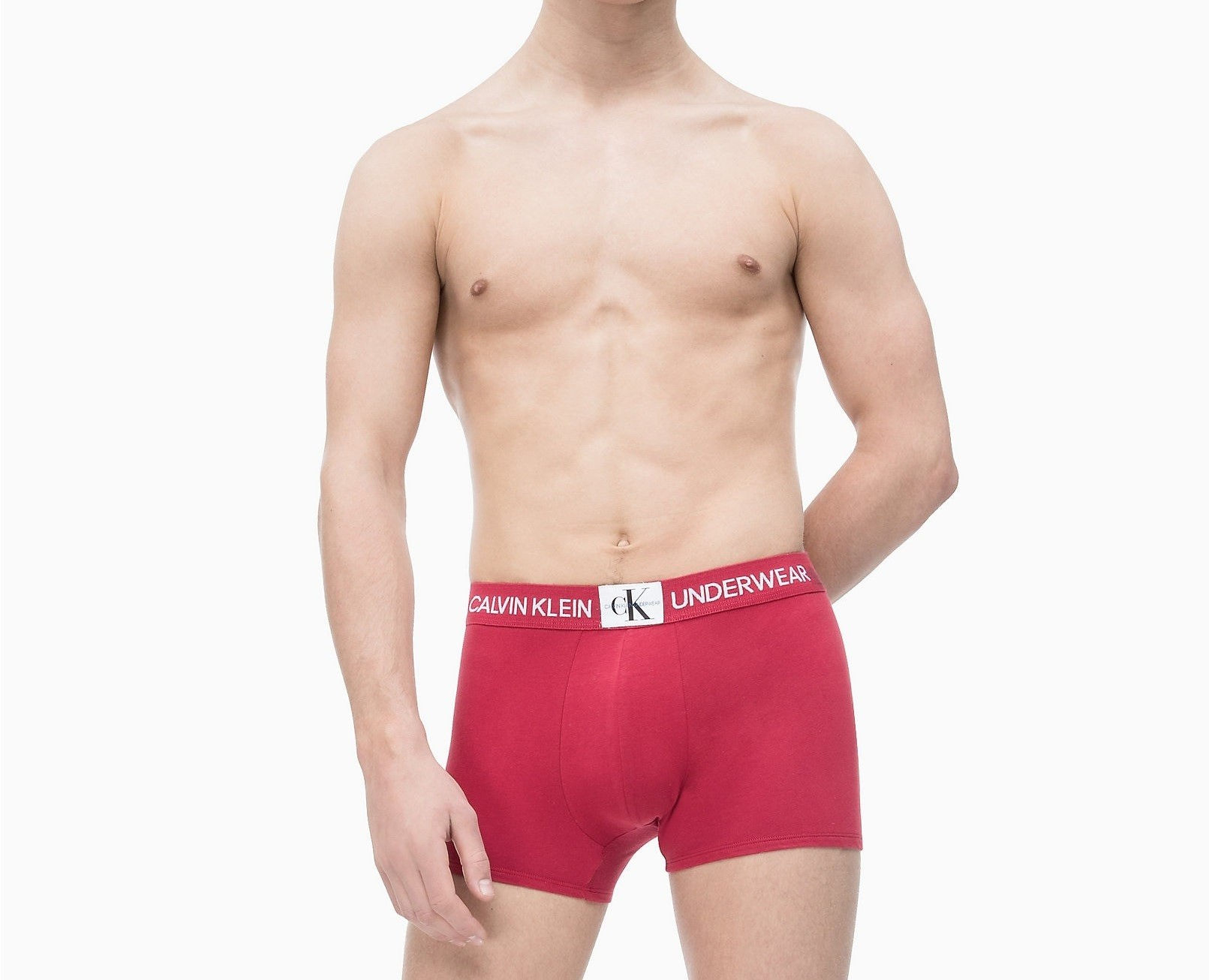 Pánske boxerky Calvin Klein Monogram červené
