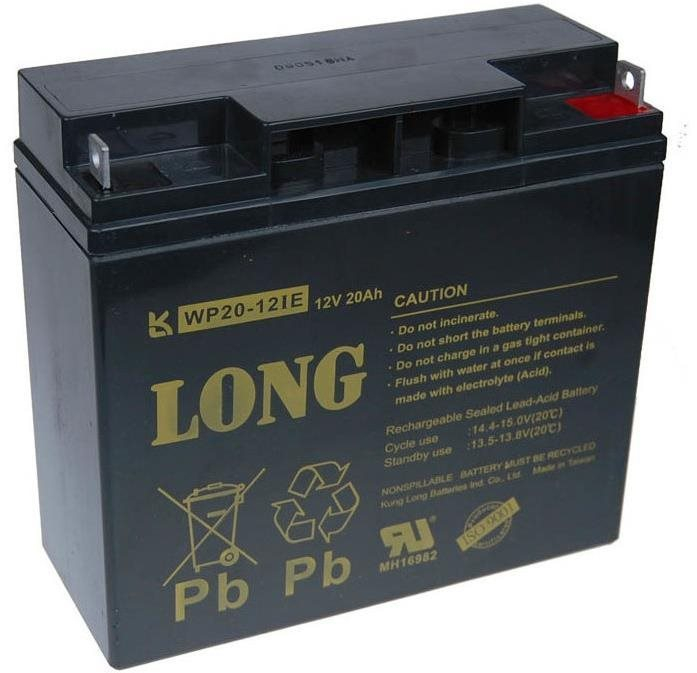 Trakční baterie Long 12V 20Ah olověný akumulátor DeepCycle AGM F3 (WP20-12IE)