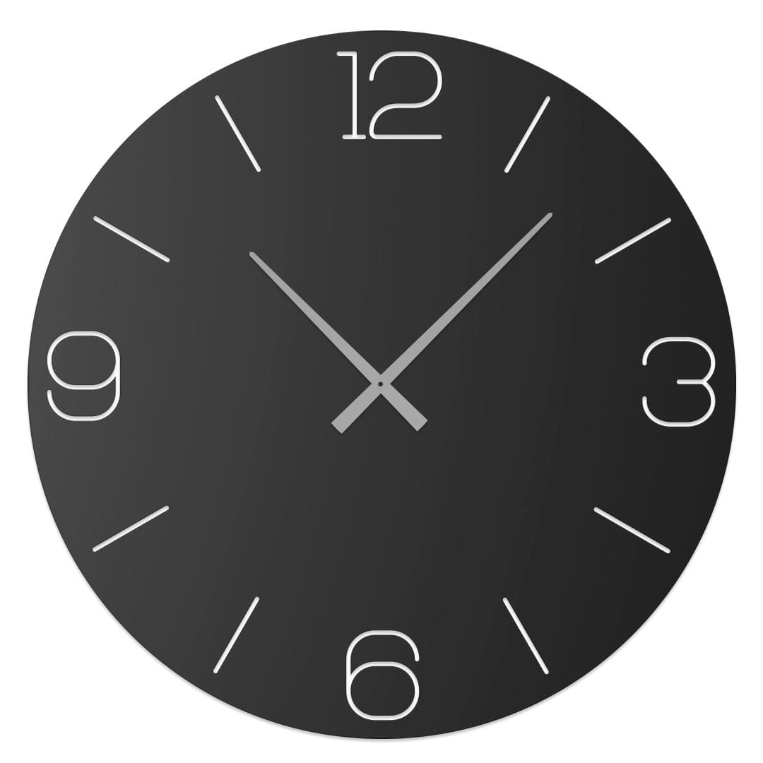 Uhr Neo [L] 60cm - Wohnzimmeruhr aus Metall