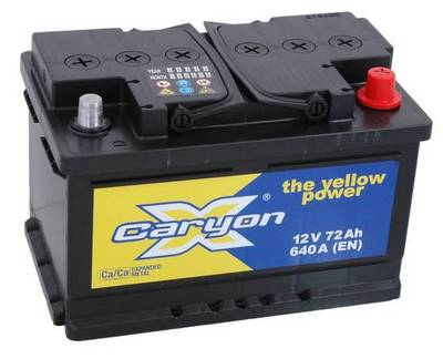 Bateria de automóvel Caryon 12V 72Ah 640A