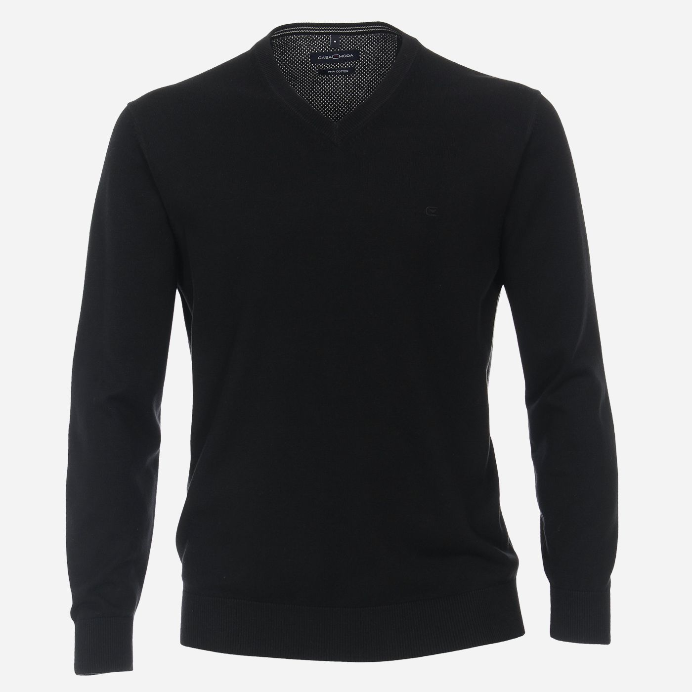 CASAMODA Čierny sveter, Pima bavlna Veľkosť: XL