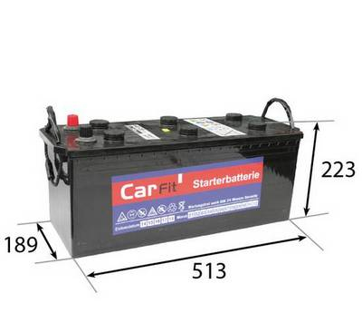 Car Battery CarFit 12V 140Ah 980A