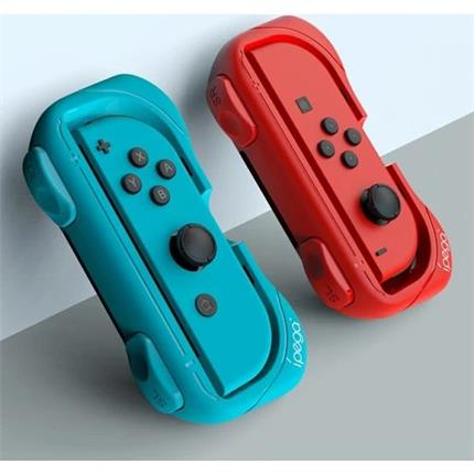 iPega SW055 Grip voor JoyCon-controllers voor Nintendo Switch 2 stuks blauw/rood