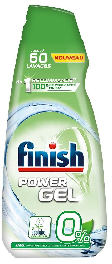 Finish Power Gel Zero 0 % 900 ml mosogatógél mosogatógél