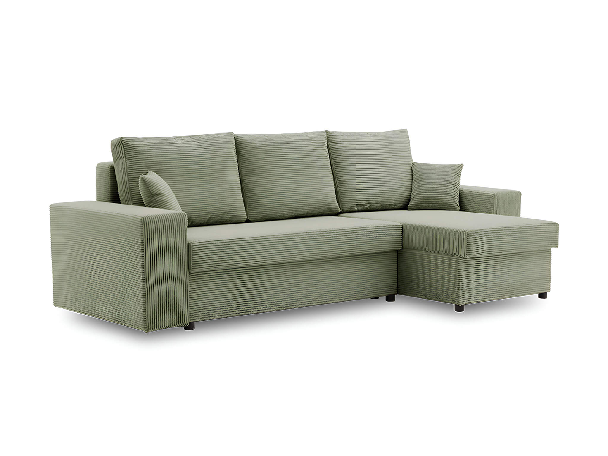 Corner folding sofa Judo - green