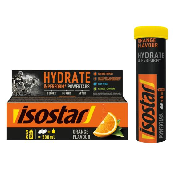 Isostar Power Tabs, pomaranč 10 tabliet