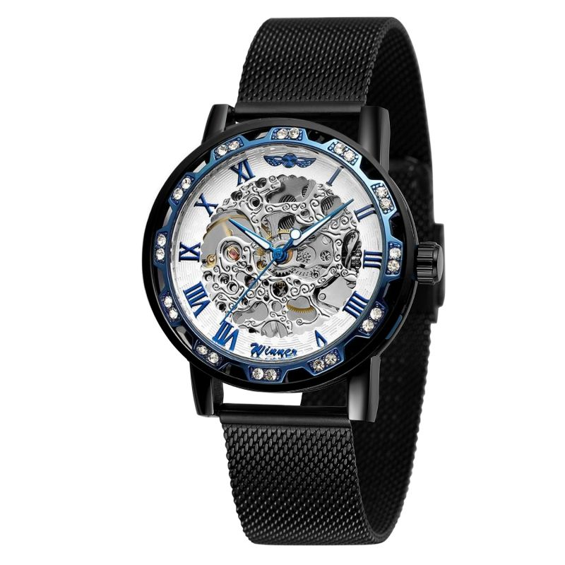 Víťazné mechanické hodinky Diomond Black JS22