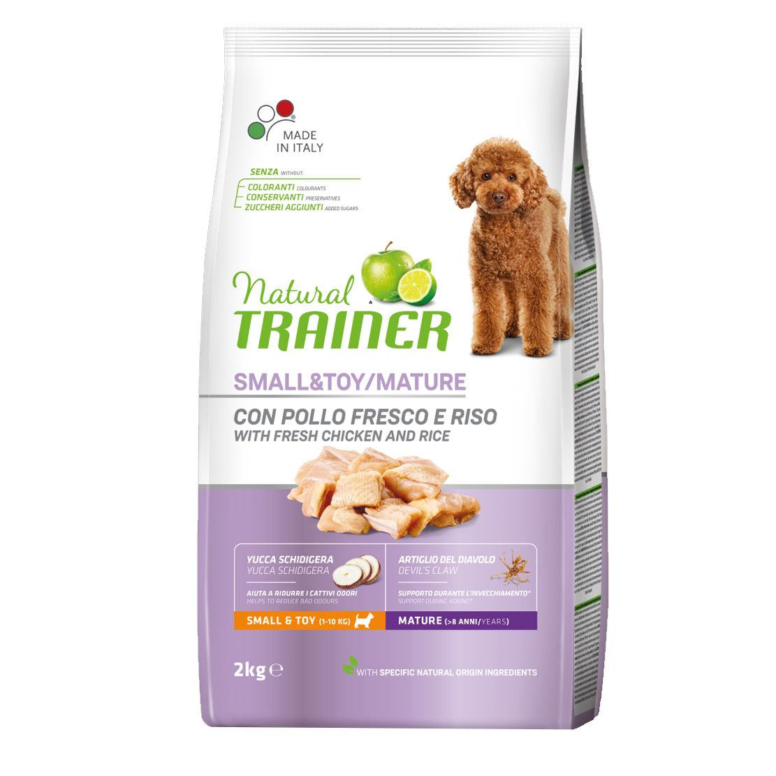 Trainer Natural Small & Toy Maturity pui 2 kg