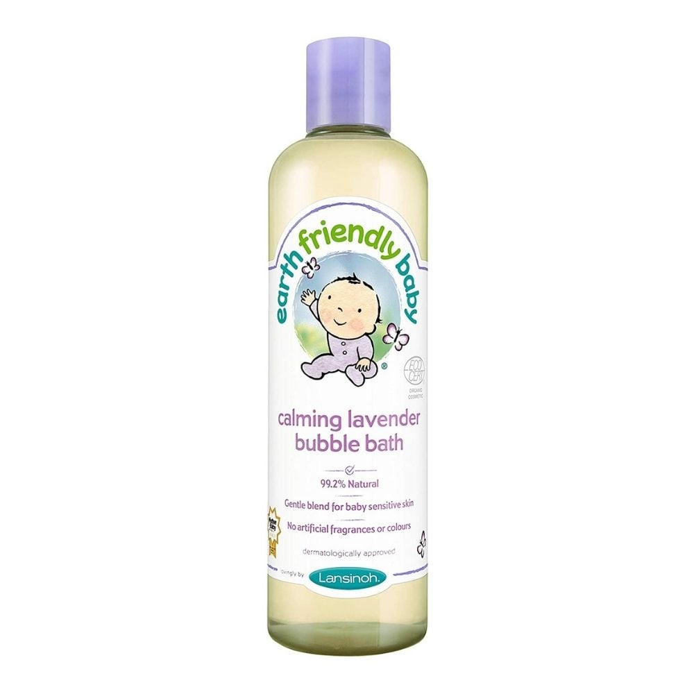 Bath foam for babies with soothing lavender