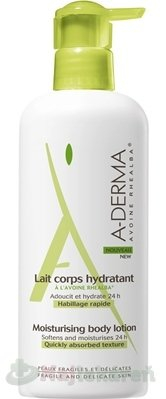 A-DERMA Hydratačné telové mlieko pre citlivú pokožku 400 ml