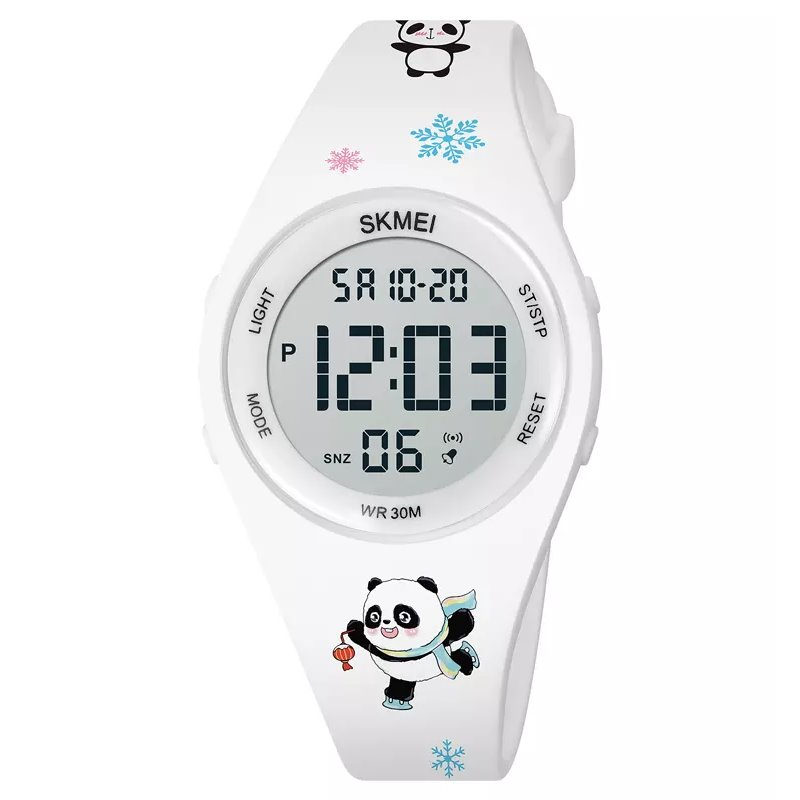 SKMEI 1865 Dívčí dětské digitální hodinky Panda