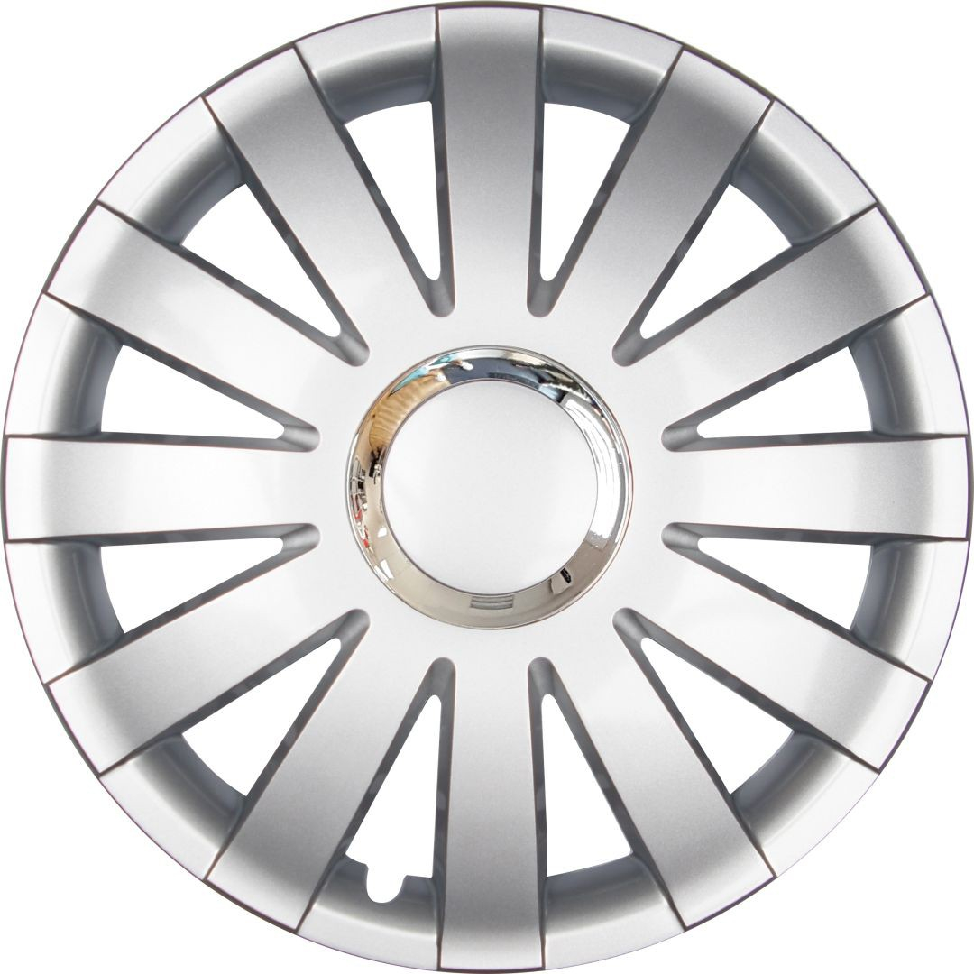 Puklice kompatibilné na auto Peugeot 15" ONYX silver 4ks