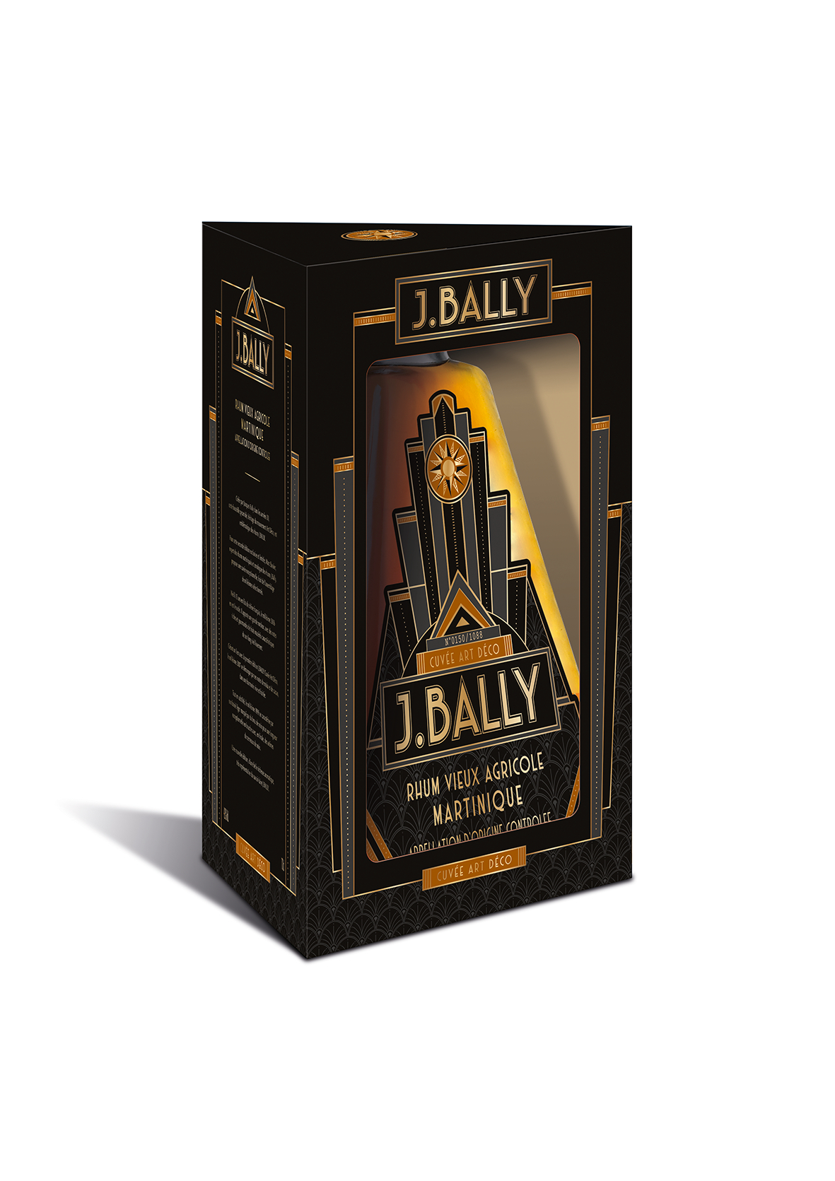 Bally rum ART DECO 0,7l