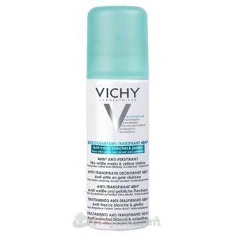 VICHY Deodorant antiperspirant 48 h bez škvŕn 125 ml