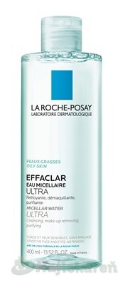 La Roche-Posay Effaclar Purifying Micellar Water ULTRA mizellares Abschminkwasser für fettige Haut 400 ml
