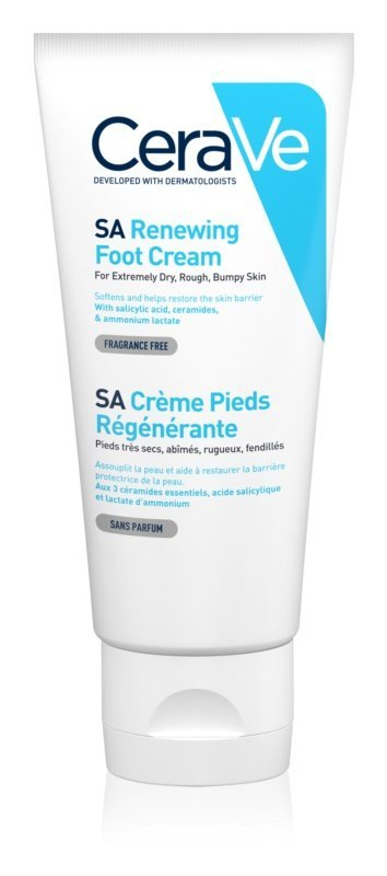 CeraVe crema de pies para piel seca SA Renewing Foot Cream 88 ml