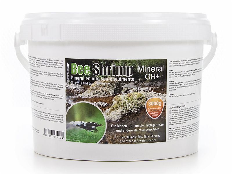 SaltyShrimp Bee Shrimp Mineral GH+, 3 kg