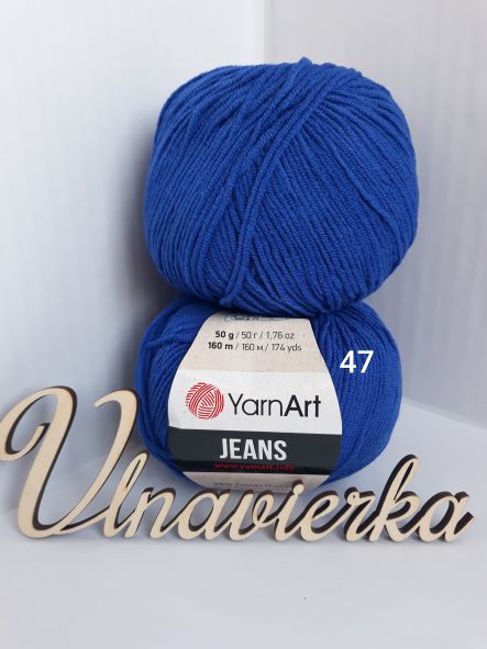 YarnArt Jeans 47 Royal Blue
