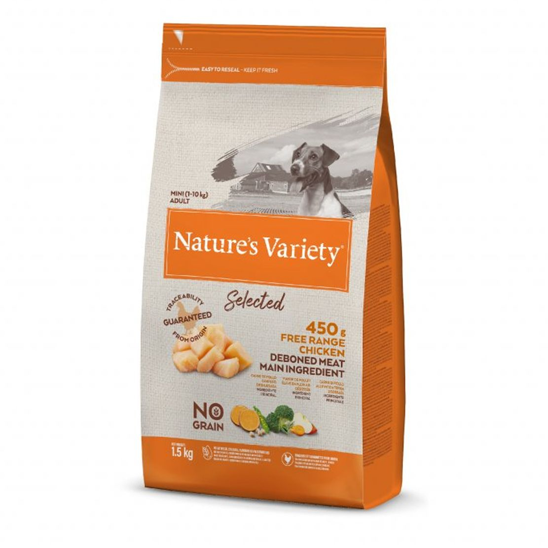 Nature's Variety Dog Selected Mini No Grain Chicken 1,5 kg