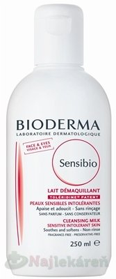 Bioderma Čisticí mléko pro citlivou pleť Sensibio (Cleansing Milk) 250 ml