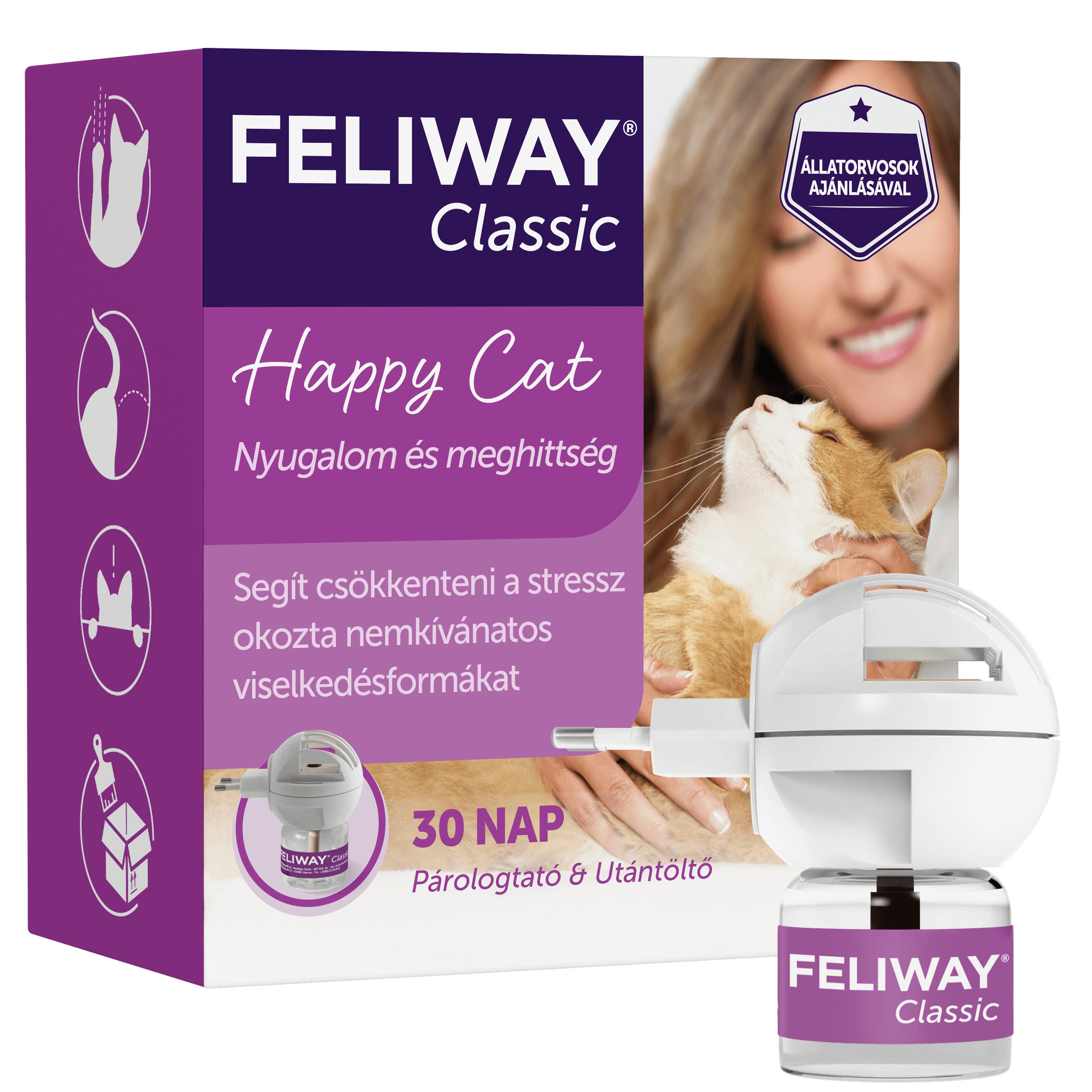 Ceva Feliway Classic -tuoksulaitteeseen ja täyttö 48 ml