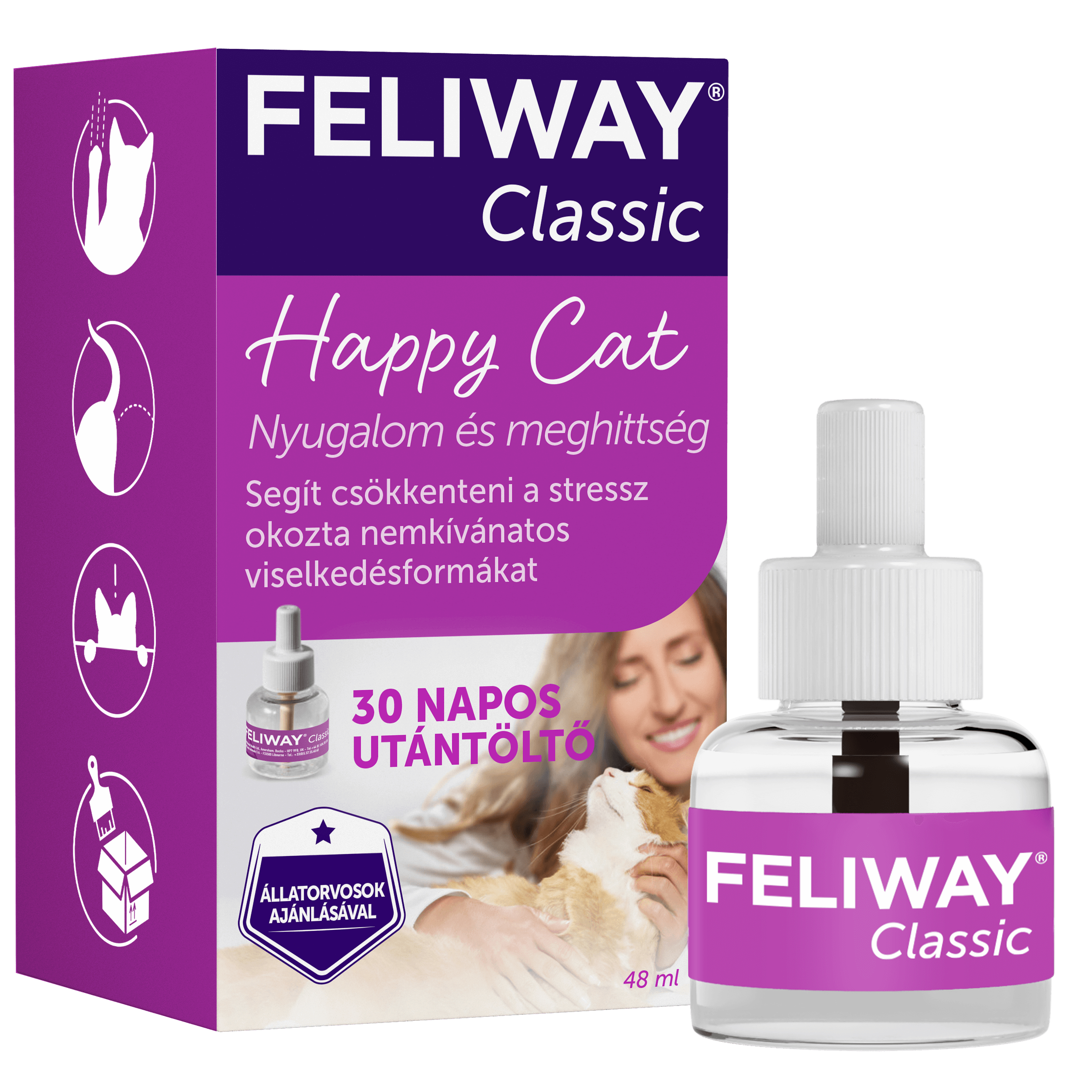 Feliway Classic täyttö kissalle, 48 ml