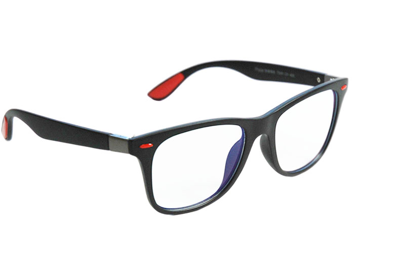 Blue Light Wayfarer Modern BLACK&RED számítógépes szemüveg
