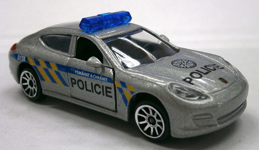 Majorette Metal Police Car, Czech Version