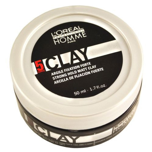 L´Oréal Professionnel Styling-Ton für Männer Clay (Strong Hold Matt Clay) 50 ml