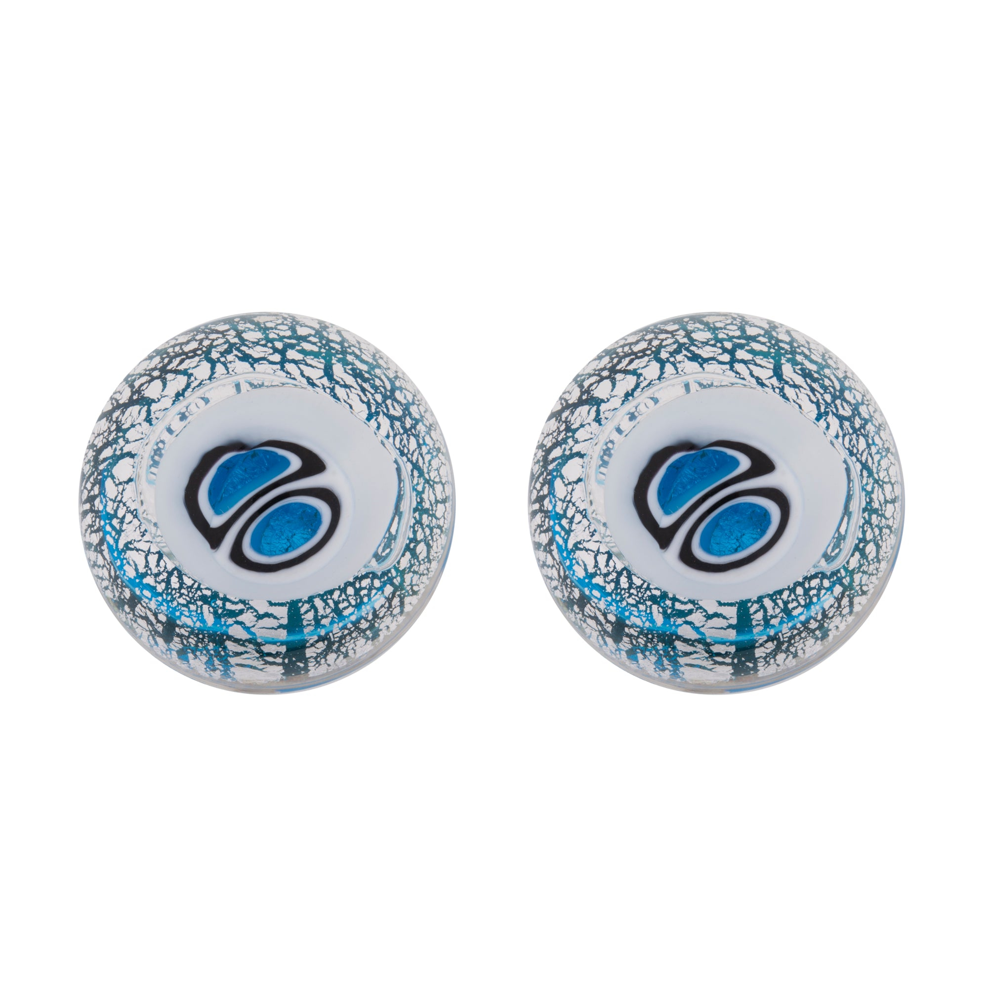 Murano Circu Blau Earrings