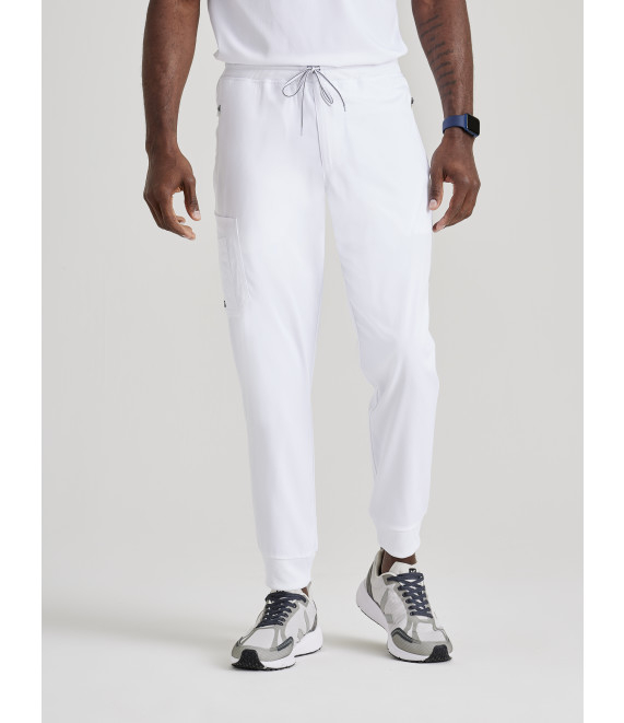 Pánské jogger kalhoty MURPHY GREY´S - bílá - Velikost:XL