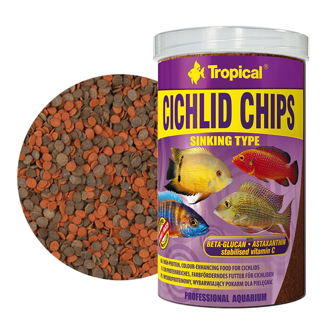 TROPICAL Cichlid chips 250 ml / 130 g