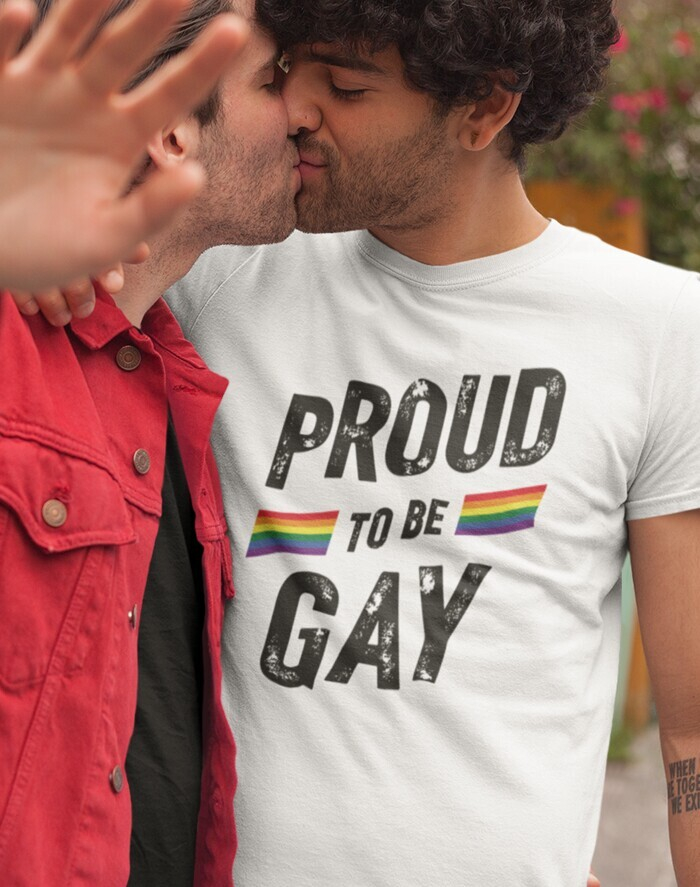 Pánské tričko Proud to be gay