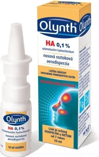 Olynth HA 0,1% aerosol bez kyseliny 1 x 10 ml