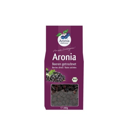 Ekologiska torkade aroniabär, 200 g, Aronia Original...
