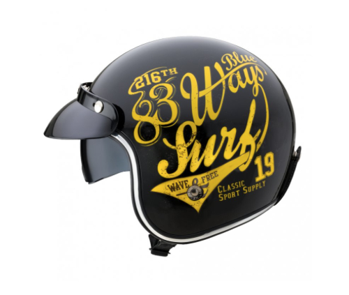 W-TEC Otvorená moto helma W-TEC Café Racer - 3Ways Surf, Veľkosť XXL