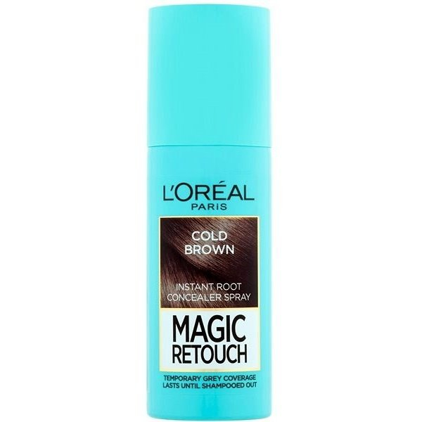 L'Oréal vlasový korektor šedín a odrastov Magic Retouch Instant Root Concealer Spray 15 Cold Brown 75 ml
