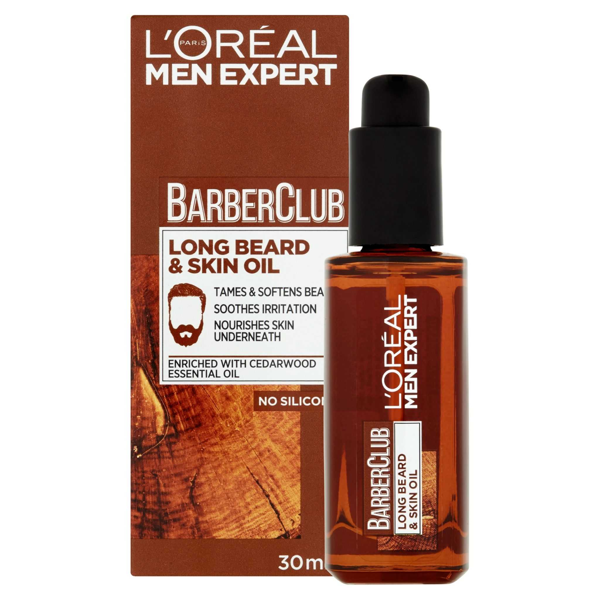 L´Oréal Paris Olej pro plnovous a tvář Barber Club (Long Beard & Skin Oil) 30 ml