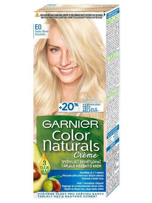 Garnier Color Naturals farba na vlasy E0 Super Blond 1 ks - E0