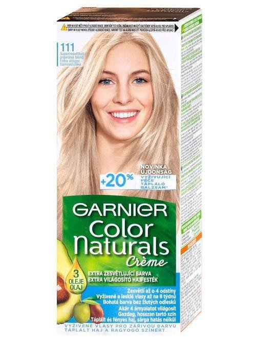 GARNIER Color Naturals 111 Super zosvetľujúca blond popolavá, farba na vlasy 1 ks - 111