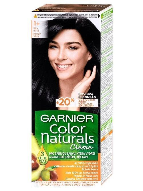 GARNIER Color Naturals 1+ Ultra čierna, farba na vlasy 1 ks - 1+