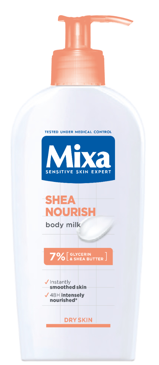 Mixa Intense Nourishment výživné telové mlieko pre veľmi suchú pokožku 400 ml