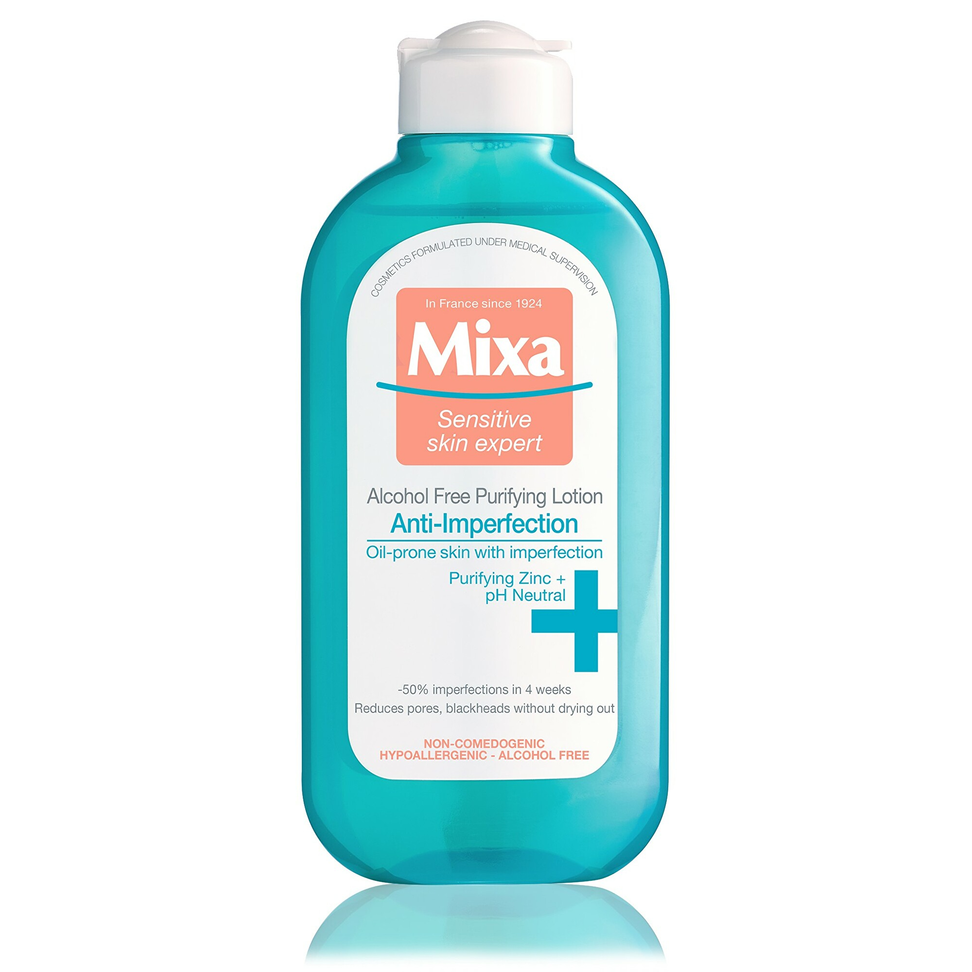 MIXA Anti-Imperfecion čistiaca a zmatňujúca pleťová voda 200 ml
