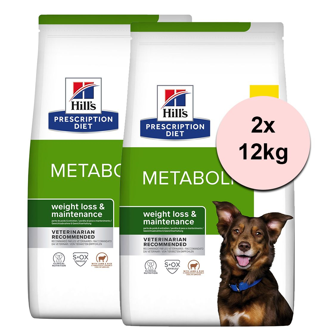 Hill's Prescription Diet Canine Metabolic Weight Management Lamb 2 x 12 kg