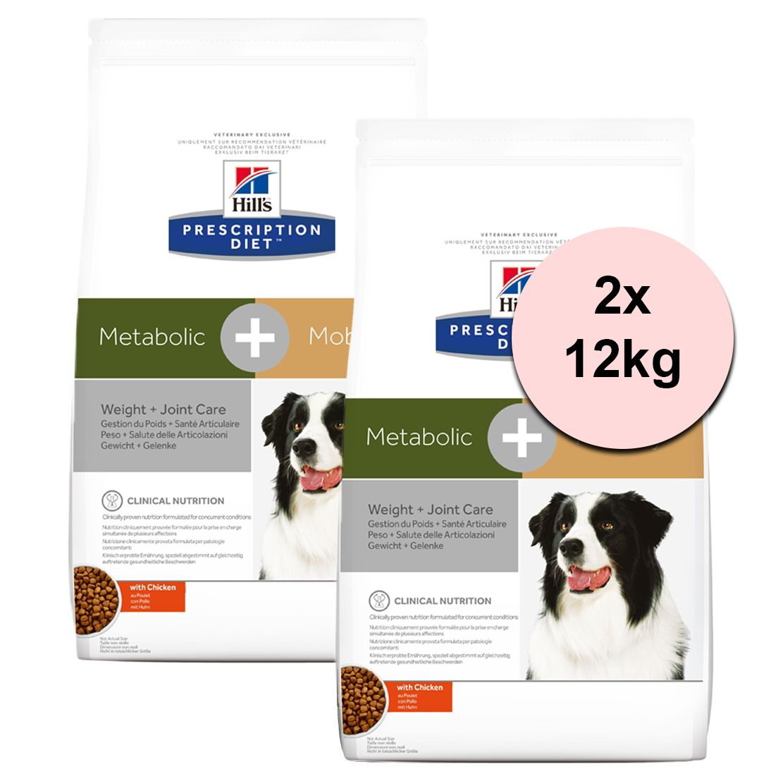 Hill's Prescription Diet Canine Meta+Mobility 2 x 12 kg